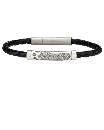 Footprint Rod Leather Bracelet